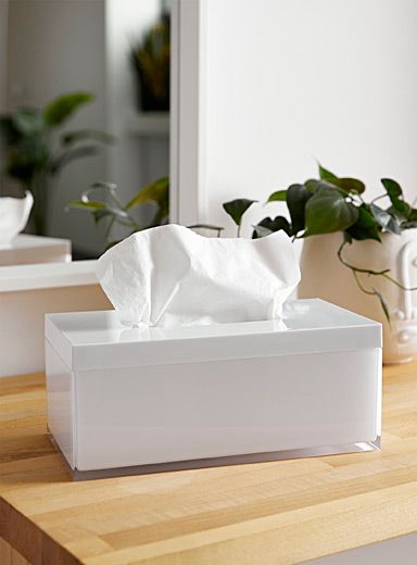 Minimalist tissue box | Simons Maison | Shop Soap Dishes, Dispensers & More Online in Canada | Simons Bathroom Outdoor, Minimalist Bathroom, Decor Home Living Room, Bed Duvet Covers, Tissue Box, Bed Decor, Minimalist Decor, Bed Throws, Christmas Inspiration