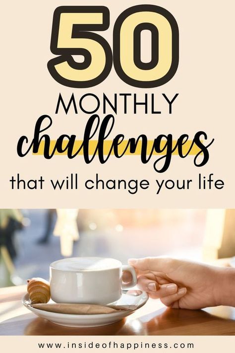 50 Monthly Challenges Ideas [You'll Gonna Love It] Challenges Self Improvement, Self Improvement Project, New Years Monthly Challenges, Monthly Challenge Ideas Self Care, Monthly Challenges Ideas, Self Challenge Ideas, Fun Monthly Challenge, Personal Challenges Ideas, Self Transformation Ideas