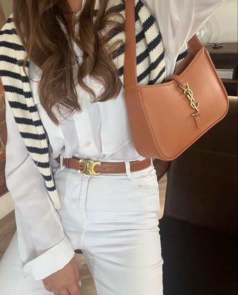 Hermes Belt Outfit, Brown Belt Outfit, Lauren Grace, European Fashion Summer, Chic Outfits Classy, Tennis Outfit Women, European Outfit, Driving Home, Date Outfit Casual