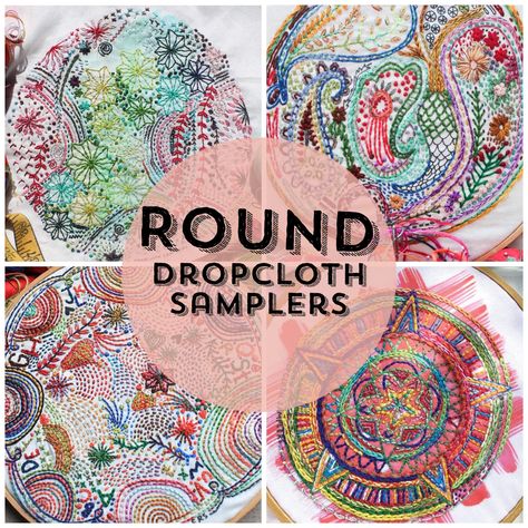 Four of our favorite embroidery patterns...... #dropclothsamplers 🥰 Sampler Embroidery, Gingerbread Ornaments, Embroidery Sampler, Drop Cloth, Jump In, Running Stitch, Back Stitch, Unique Flowers, Satin Stitch