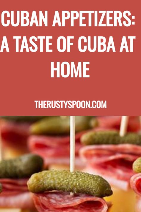 Cuban Appetizers Cuban Appetizers For Party, Cuban Appetizer, Cuban Appetizers, Rusty Spoon, Cuban Sliders, Guava And Cream Cheese, Glazed Chicken Wings, Cuban Dishes, Cuban Cuisine