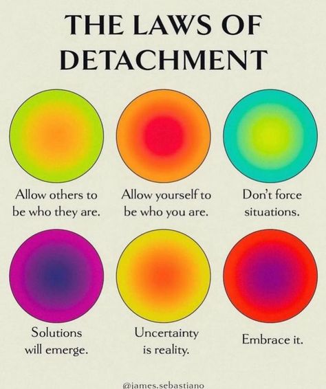 Laws Of Detachment, Law Of Detachment, Healing Spirituality, Energy Healing Spirituality, Mental And Emotional Health, Spiritual Healing, Emotional Health, Pretty Words, 2024 Vision