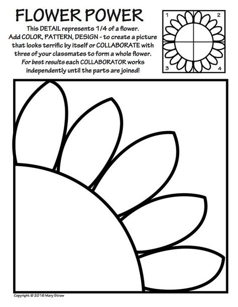 Collaborative Art Projects For Kids, Art Sub Plans, Group Art Projects, Collaborative Art Projects, Art Projects For Kids, Classroom Art Projects, Art Worksheets, Elementary Art Projects, Garden Art Projects