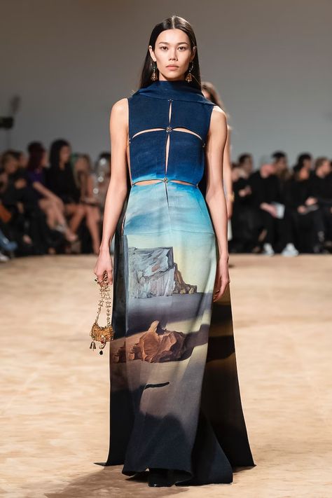 European Summer Outfits, Cutout Maxi Dress, 2023 Collection, Salvador Dali, Winter 2023, Paco Rabanne, Dali, Moda Operandi, Modern Woman