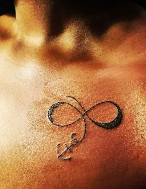 Infinity Anchor Tattoo, Anker Tattoo Design, Infinity Anchor, Henne Tattoo, Infinity Tattoo Designs, Anchor Tattoo Design, Anker Tattoo, Anchor Tattoos, Anchor Tattoo