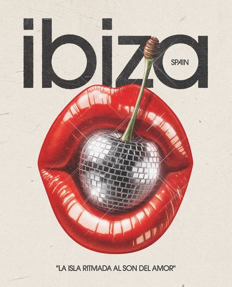 IBIZA :: Behance Ibiza Disco, Edm Art, Widgets Ipad, Ibiza Poster, Love Typography, Create Brand, Wacom Cintiq, Shoe Design Sketches, Brand Color Palette