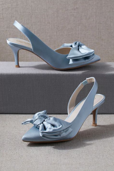 Seychelles Neve Heels | Anthropologie Blue Bridal Heels, Shoes With Bows, Wedding Pieces, Blue Bridal Shoes, Blue Wedding Shoes, Manolo Blahnik Heels, Bridal Heels, Blue Bridal, Blue Heels