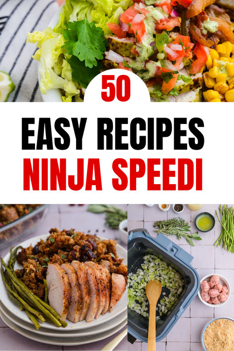 The Ninja Speedi offers a cooking experience akin to the Ninja Foodi but lacks the pressure cooking feature. With the Ninja Speedi, you can whip up delicious meals in 15 minutes or less, making it ideal for anyone seeking quick, flavorful dishes without sacrificing taste. We've curated a selection of amazing Ninja Speedi recipes that can be prepared in just 30 minutes. #NinjaSpeediRecipes #NinjaRecipes #NinjaBreakfast #NinjaLunch #NinjaDinner #NinjaDesserts #NinjaSpeediMeals #Ninja Ninja Speedi Potatoes, Ninja Indoor Grill Recipes, Ninja 5 In 1 Recipes, Ninja Foodi Xl Recipes, Recipes For Ninja Speedi, Ninja Speedi Meals Recipes, Ninja Speedi Recipes, Ninja Combi Recipes, Ninja Speedi Cooker Recipes