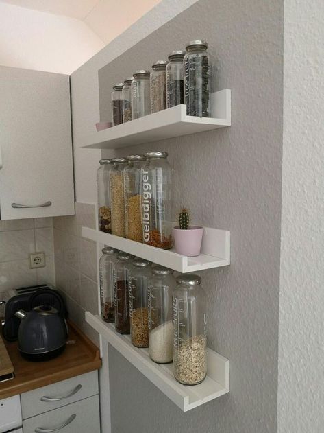 Small House Organization, Koti Diy, Small Kitchen Organization, Small Kitchen Storage, Kitchen Design Decor, Kitchen Furniture Design, Decor Home Living Room, Home Design Decor, Organization Ideas