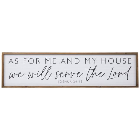 Joshua 24:15 Wood Wall Decor | Hobby Lobby | 1652387 Hobby Lobby Wall Decor Ideas, Good Soul Quotes, Buy Dirt, Cursive Lettering, Hobby Lobby Decor, Secret Sister, Bible Verse Wall Decor, Scrabble Wall, Wall Decor Hobby Lobby