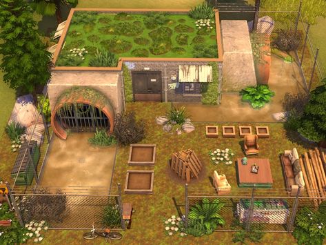 Sims 4 Cottage, Sims Freeplay Houses, Sims 4 House Plans, Sims 4 House Building, Sims 4 House Design, Sims Building, Casas The Sims 4, Sims House Plans, House Construction Plan