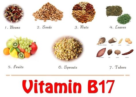 Food with Vitamin-B17 Vitamin B17 Food, Vitamin B17, Benefits Of Vitamin A, Vitamin A Foods, Food Science, Skin Hair, Natural Health Remedies, Vitamin B12, Food Source