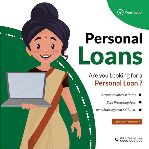 Vector banner design of personal loan ca... | Premium Vector #Freepik #vector #property #rent #festival-sale #house-rent Loan Banner Design, Personal Loans Online, Loan Money, Loan Company, Instant Loans, Online Loans, Bank Loan, New Photos Hd, Personal Loan