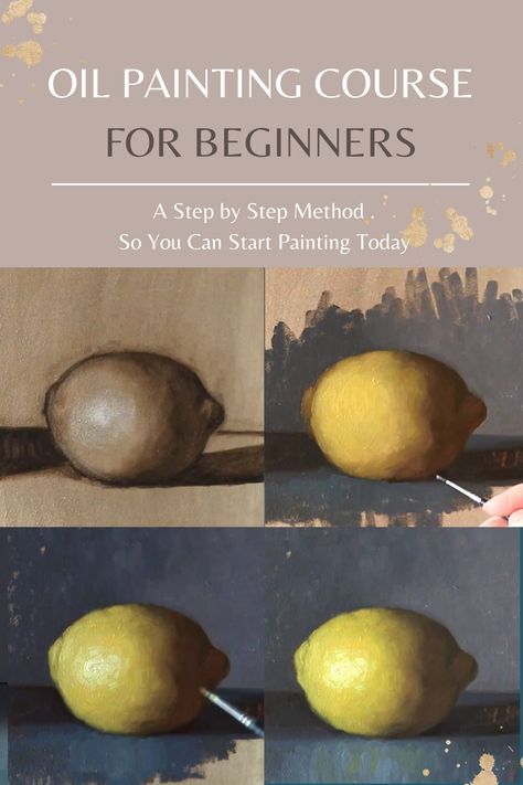 Oil Painting Basics, Oil Painting Demos, Oil Painting Materials, Painting Realistic, Simple Oil Painting, Oil Painting Tips, Oil Painting Lessons, Painting Materials, Oil Painting For Beginners