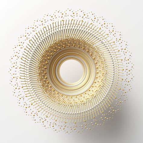 Gold Repetition on Behance Gold Graphic Design, Skin Ceuticals, Gold Website, Gold Wheels, Geometric Design Art, Bio Art, 3d Video, Persian Pattern, Creative Labs