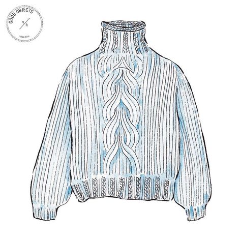 Good objects - I love Mr Mittens cropped cable knit @ilovemrmittens #goodobjects #illustration Good Objects, I Love Mr Mittens, Mr Mittens, Fashion Design Books, Fashion Sketchbook, Fashion Illustration Sketches, Dress Sketches, Fashion Portfolio, Knitwear Fashion