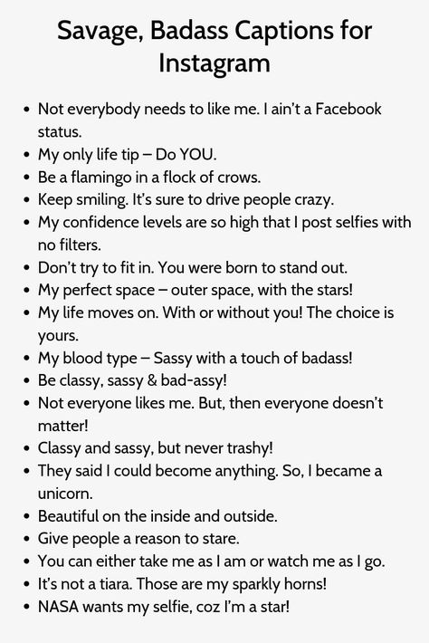 ig captions clever #captions #clever * ig captions , ig captions savage , ig captions short , ig captions lyrics , ig captions selfie , ig captions cute , ig captions boyfriend , ig captions clever Slay Captions, Cool Instagram Captions, Badass Captions, Inspirational Quotes For Instagram, Sassy Instagram Captions, Baddie Captions, Instagram Caption Lyrics, Dope Captions For Instagram, One Word Instagram Captions