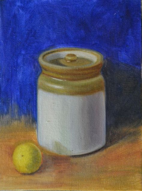 Oil on canvas done with allprima tecnique Pickle Jar, Pickle Jars, Still Life Art, Still Life Painting, Life Art, Pickles, Still Life, Oil On Canvas, Paintings