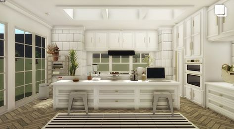 5 X 3 Bloxburg Kitchen, Roblox Roville Living Room Ideas, 2x4 Bloxburg Kitchen, Bloxburg Open Kitchen Ideas, Tiny Kitchen Bloxburg, Realistic Bloxburg House Interior Kitchen, Bloxburg Builds Ideas Exterior, Farmhouse Kitchen Ideas Bloxburg, Bloc Burg Kitchen Ideas