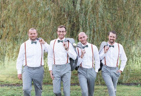 Groomsmen Suspender Fashion | CT Wedding Photographer | Constance Schiano Photography | Wedding Photography, Wedding Portraits, Groom, Groomsmen, Grey Suits, White Florals, Bridal Party, Groom Fashion, Groomsmen Fashion, Suspenders Groomsmen Grey Suits, Suspenders Fashion, Groom Suspenders, Groomsmen Fashion, Blue Groomsmen, Groomsmen Poses, Groomsmen Suspenders, Groomsmen Grey, Grey Suits