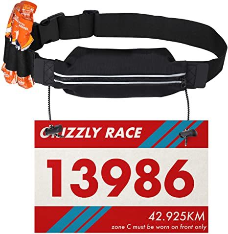 AmazonSmile : Running Race Number Bib Belt With Elastic Webbing - Fits All Size For Marathon, Triathlon and Cycling - Phone Friendly Pouch : Sports & Outdoors Running Bibs, Running Pouch, No Tie Shoe Laces, Flip Belt, Race Bibs, Running Events, Workout Belt, Marathon Runner, Cycling Race