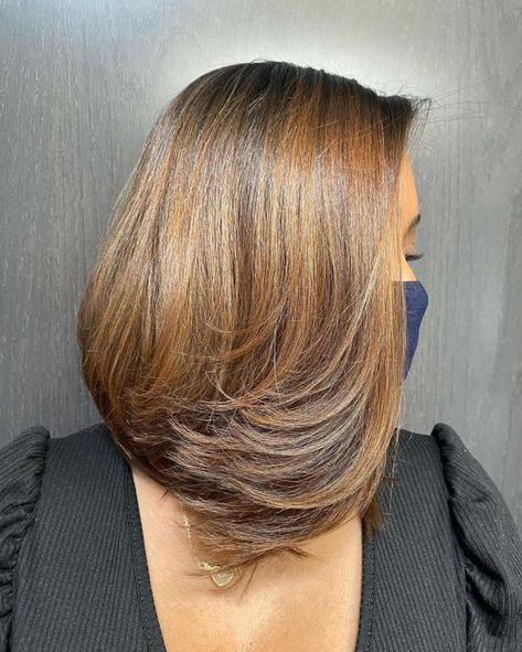 25 Hair Colors for Dark Skin Tones to Swoon Over | Hair color for black hair, Hair color for dark skin, Black women hair color Hair Color For Dark Skin Tone, Hair Colors For Dark Skin, Black Women Hair Color, Hair Color For Dark Skin, Honey Brown Hair, Colors For Dark Skin, Honey Blonde Hair, Hair Color For Women, Silk Press