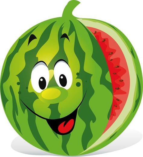 Cartoon watermelon: Watermelon Cartoon, Sweet Red Wines, Fruit Cartoon, Funny Fruit, Cute Alphabet, Fruit Art, Art Drawings For Kids, Cartoon Clip Art, 그림 그리기