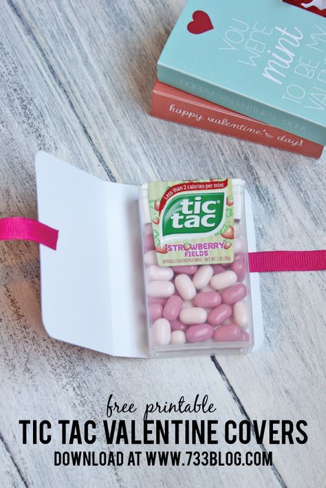 Candy Valentine Ideas, Tic Tac Valentine, Mint Wedding Favors, Teacher Birthday Gifts, Valentines Inspiration, Idee Cricut, Printable Valentines, Mint To Be, February Valentines