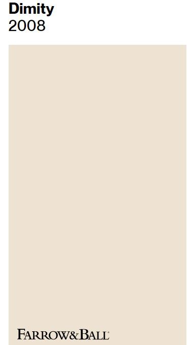 Farrow and Ball Dimity 2008 paint color swatch. #farrowandballdimity Dimity Farrow And Ball, Farrow And Ball Living Room, Paint Color Swatches, Head Spa, Country Style Interiors, Colour Pallets, Trellis Wallpaper, Moody Interiors, Kitchen Paint Colors