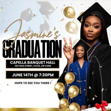 I have graduation flyers n invitations on my Etsy shop and more https://thechynadollbranding.etsy.com Graduation Flyer Design, Graduation Invitation Design, Graduation Design, Invitation Flyer, Happy Graduation, Graduation Invitation, Design Graphics, Social Media Design Graphics, Graduation Invitations