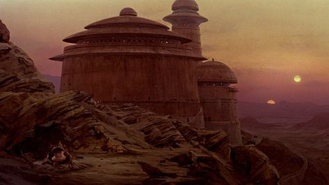 Matte Paintings, Jabba's Palace, Beautiful Cinematography, Star Wars Colors, Damien Chazelle, Classic Star Wars, Jabba The Hutt, Star Wars Trilogy, Return Of The Jedi