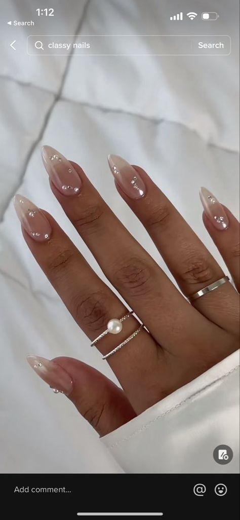 Trending Nail Color, Nail Color Designs, Trending Nail Colors, Narrow Laundry, Nail Colors And Designs, Engagement Nails, Kutek Disney, Unghie Sfumate, Classy Acrylic Nails