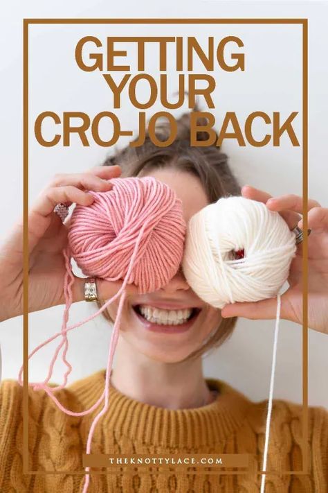 Crochet Motivation: How To Get Your Cro-Jo Back Crochet Motivation, Crochet Bloggers, How To Motivate, Crochet Tools, Crochet Blog, Your Crochet, Feeling Stuck, Learn To Crochet, Crochet Techniques