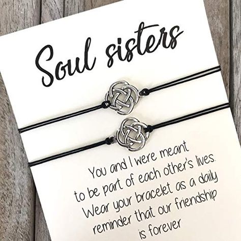 Grill Quotes, Best Friend Matching Bracelets, Birthday Surprise Ideas, Claddagh Tattoo, Sister Bracelets, Dear Bestie, Best Birthday Surprises, Silver Knot Bracelet, Best Friend Matching