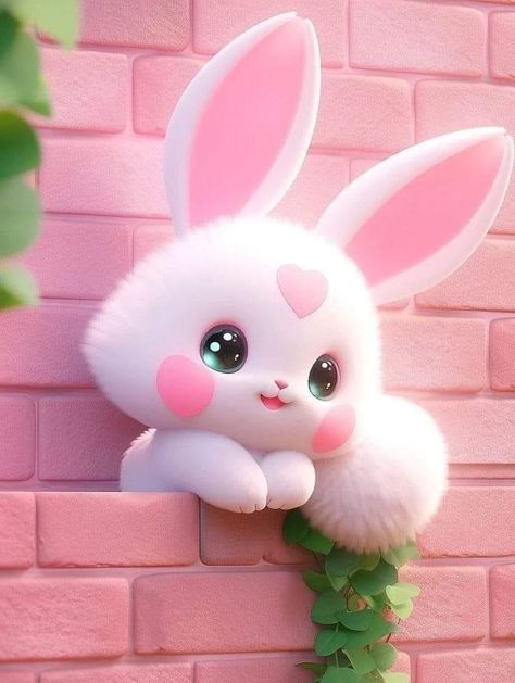 Profile Picture Facebook, Profile Picture Instagram, Wallpaper Pink Cute, Beautiful Cartoon, Profile Images, Cute Bunny Pictures, Cute Mobile Wallpapers, Cute Bunny Cartoon, New Sibling