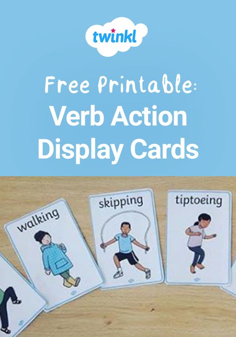 Speech Therapy Flashcards Free Printable, Action Flashcards Free Printable, Verbs Flashcards Free Printable, Verb Flashcards Printable, Action Verbs For Kindergarten, Action Verbs Lesson Plan, Action Verbs Flashcards Free Printable, Action Verbs Activities, Colourful Semantics