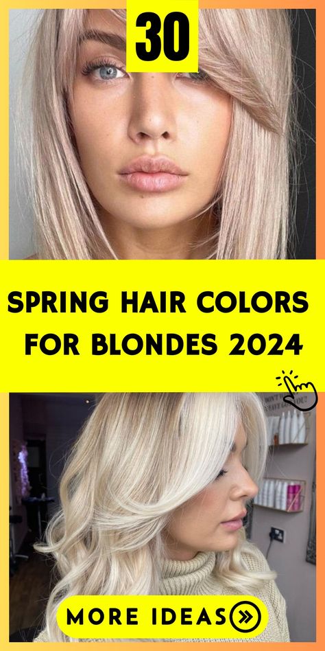 Get inspired with the most sought-after spring hair colors for blondes 2024, featuring innovative ideas 2024 for adding depth and dimension. Whether you prefer bold highlights or a natural shoulder length look, these trends are guaranteed to make a statement this 2024. Spring 2024 Blonde Hair Trends, 2024 Blonde Hair Trends For Women, Hair Color Trends 2024 Blonde, Platinum To Natural Blonde, Spring 2024 Hair Color Trends Blonde, Spring Hair Color Trends 2024 Blonde, Spring Summer Hair Color 2024, 2024 Hair Trends For Women Blonde, Trending Blonde 2024