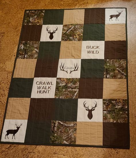 Hunting Quilt Patterns, Crawl Walk Hunt, Small Sewing, Video Gamer, Small Sewing Projects, Quilt Patterns, Sewing Projects, Sewing, Pattern