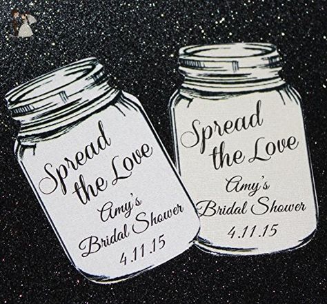 Set of 10 Mason Jar Favor Tags/Party Tags - on Linen Metallic Card Stock - Wedding party invitations (*Amazon Partner-Link) Mason Jar Favors, Wedding Party Invitations, Cvs Couponing, Discount Ideas, Wedding Party Invites, Discount Universe, Boyfriend Diy, T Shirt Diy, Favor Tags