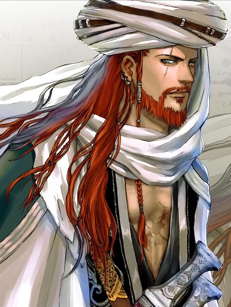 Hayreddin Barbarossa portrayal for the video game 'Uncharted Waters Online'. Video Game, Art