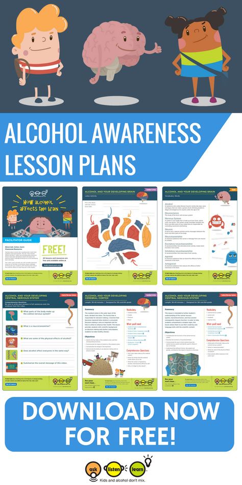 Calling all counselors, middle school teachers and educational professionals. Help your students say yes to a healthy lifestyle and no to underage drinking. This free curriculum includes free printables, interactive activities and lesson plans. Click here to learn more and download them now. High School Health Lessons, Middle School Health, High School Health, Health Lesson Plans, Alcohol Awareness, Health Teacher, High School Lesson Plans, Middle School Counseling, Health Class