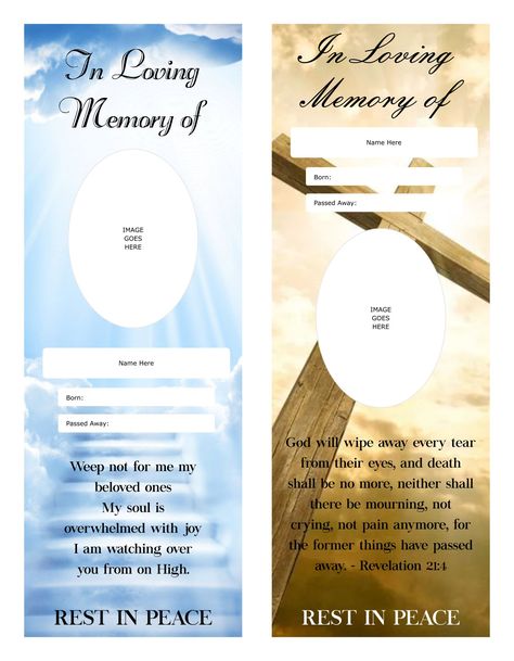 Printable In Loving Memory Of Bookmarks Celebration Of Life Cards Free Printable, Memorial Bookmarks Free Printable, Memorial Templates Free Printable, In Loving Memory Template, In Loving Memory Of Template, Obituary Template Free Printable, Bookmark Template Free Printables, Memorial Cards Celebration Of Life, Bookmarks Free Printable