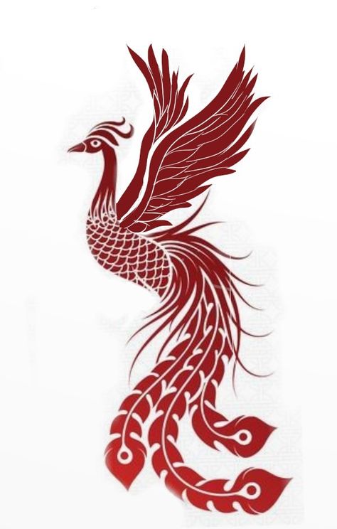 Chinese Phoenix Embroidery, Phoenix Chinese, Chinese New Year Wallpaper, Ceramic Sun, Jewelry Template, Led Art, Jumper Designs, Phoenix Design, Phoenix Art