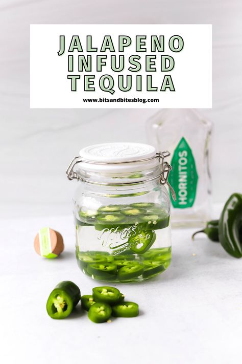 Jalapeño Infused Margarita, Jalapeno Tequila Recipes, How To Make Jalapeño Infused Tequila, Jalepeno Infused Tequila Recipe, Jalapeño Infused Tequila, How To Infuse Tequila, Jalapeno Tequila Cocktails, Jalepeno Tequila, Infused Tequila Recipes