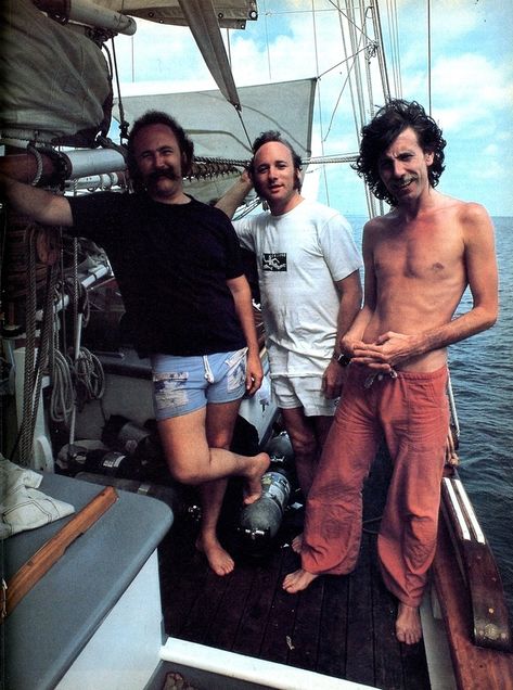 Boat Photoshoot, Crosby Stills, Stephen Stills, Rock And Roll History, Acoustic Music, Neil Young, American Denim, I'm With The Band, Rock Legends