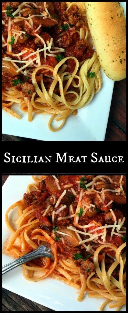 Sicilian Recipes Authentic, The Best Spaghetti Sauce, Meat Sauces, Italian Gravy, Best Spaghetti Sauce, Italian Meat Sauce, Sunday Gravy, Sicilian Food, Best Spaghetti