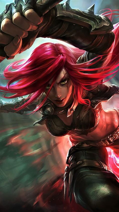 Katarina League Of Legends, League Of Legends Video, Lol Art, League Of Legends Poster, Akali League Of Legends, Champions League Of Legends, Lol Champions, League Of Legends Game, League Of Legends Characters