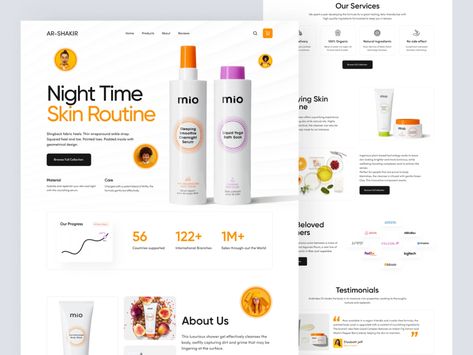 Landing Page Design by AR Shakir for Shopified on Dribbble Store Website Design, Modern Website Design, Shopify Website Design, Ux Design Inspiration, Modern Website, Shopify Website, Drop Shipping Business, User Experience Design, Best Web Design