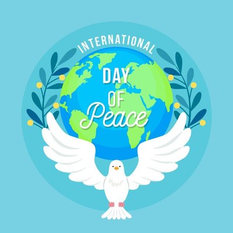 Peace Crafts, Peace Drawing, Dove Drawing, World Peace Day, Peace Day, Day Of Peace, Earth Drawings, Peace Poster, International Day Of Peace