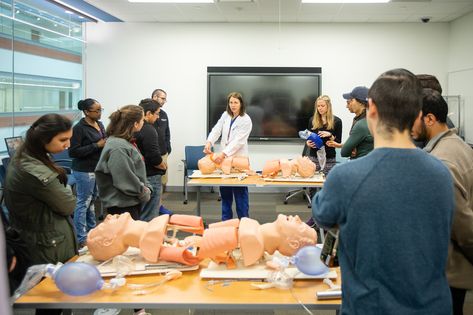 The Behling Simulation Center in the Medical School Building.  Photographer: Douglas Levere